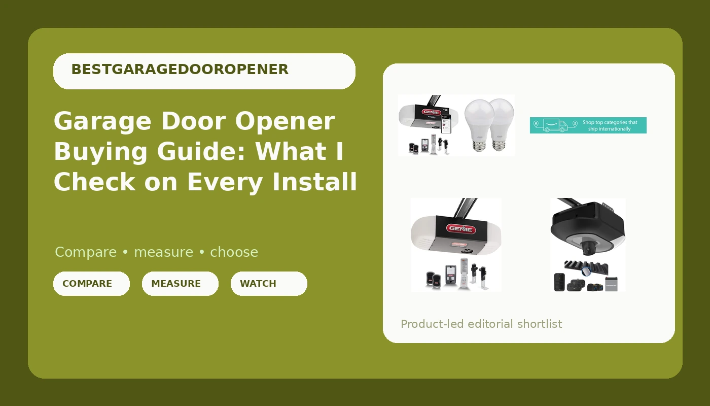 Garage Door Opener Buying Guide: What I Check on Every Install - GarageDoorOpenerReviews review with measurements and honest opinion