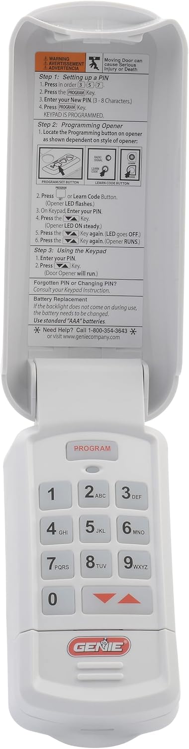 The best keypad for most people: Genie Wireless Keypad (B00715DTJQ)