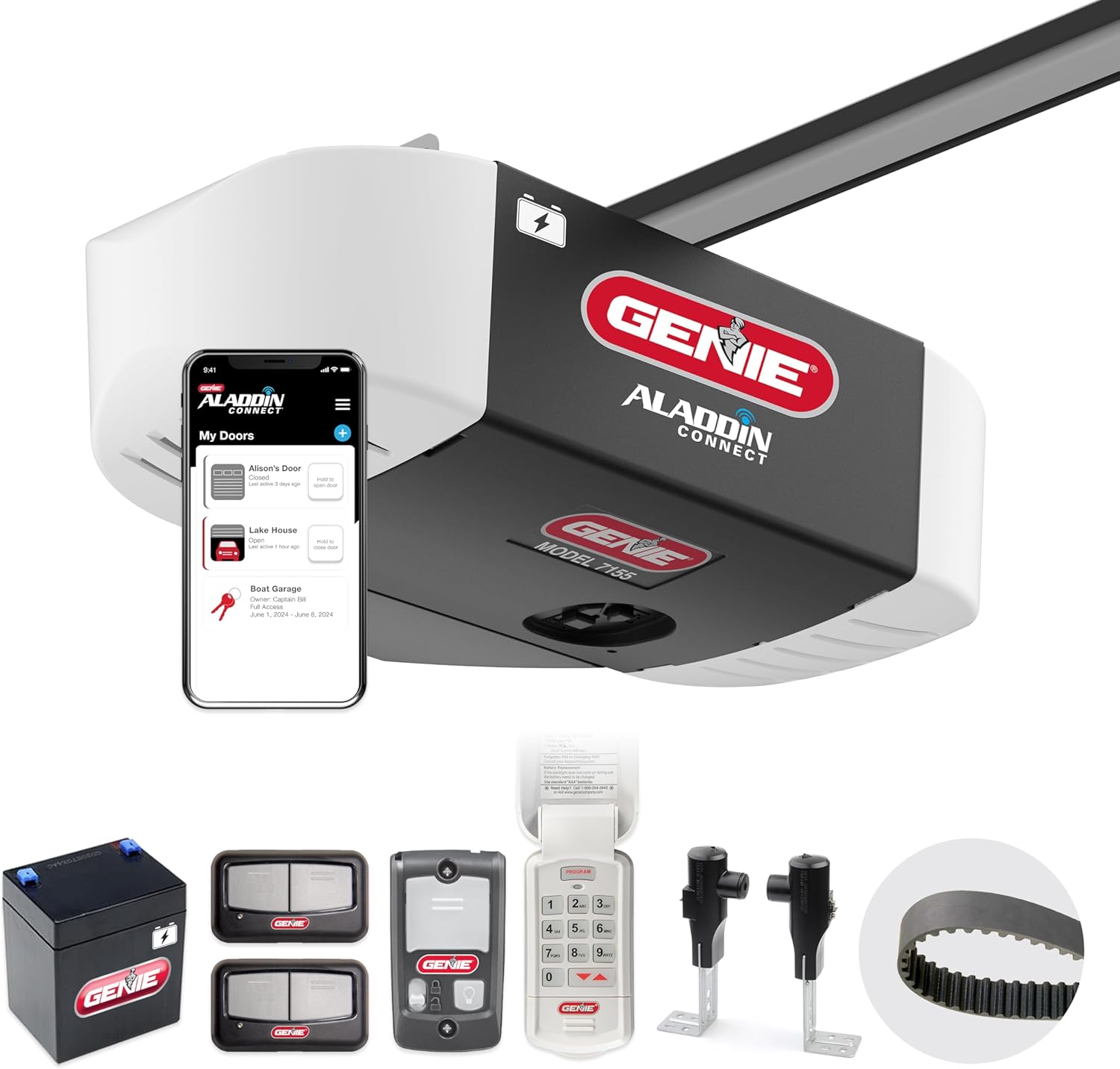 The 4 Best Garage Door Openers With Battery Backup - GarageDoorOpenerReviews review with measurements and honest opinion