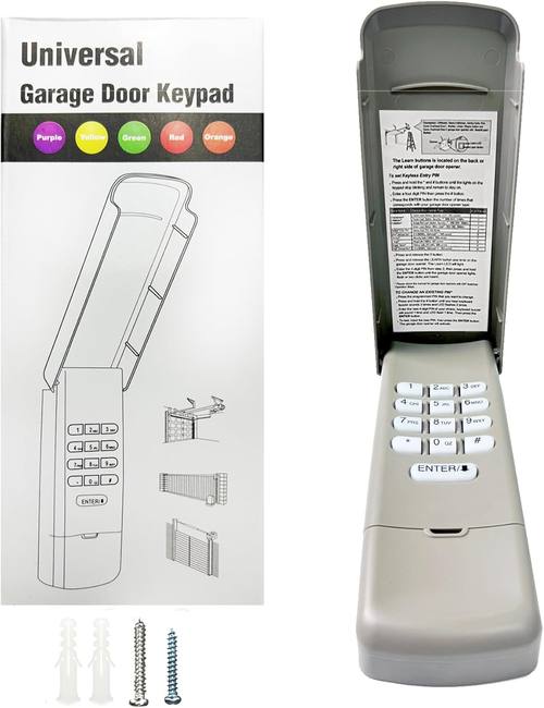 Universal Garage Door Opener Keypad for Liftmaster Chamberlain Craftsman Wayne Dalton Openers Produced Since 1993